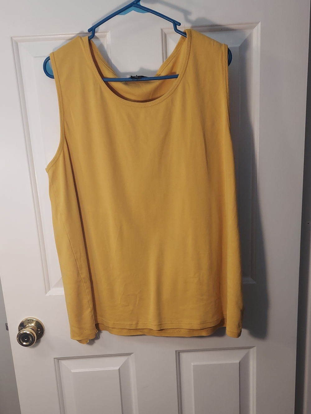 3x Classic Style & Co Sleeveless Tank Top - Yellow